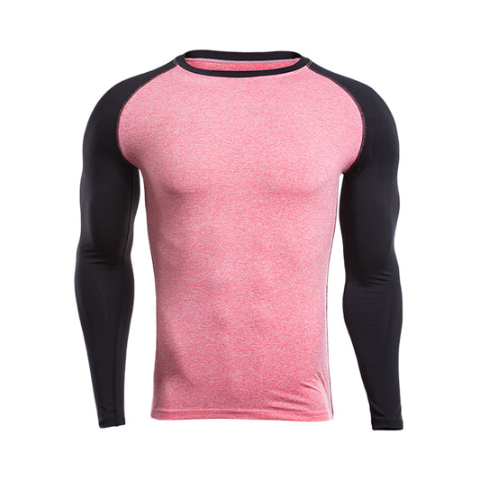 Men's quick-drying T-shirt iron gray + black