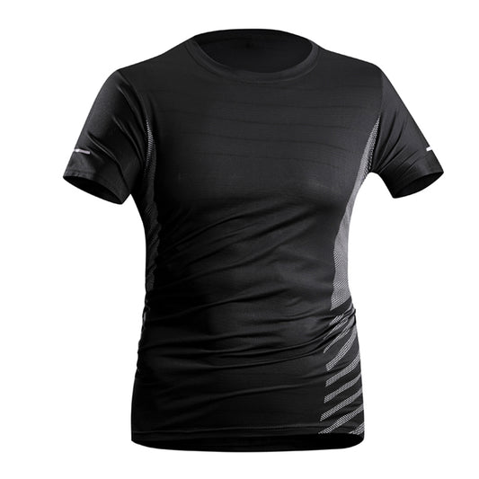 Men's Colorblock Round Neck Short Sleeve T-Shirt Gray