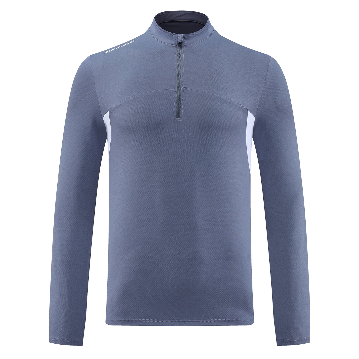 Men's half-zip quick-drying T-shirt
sky blue