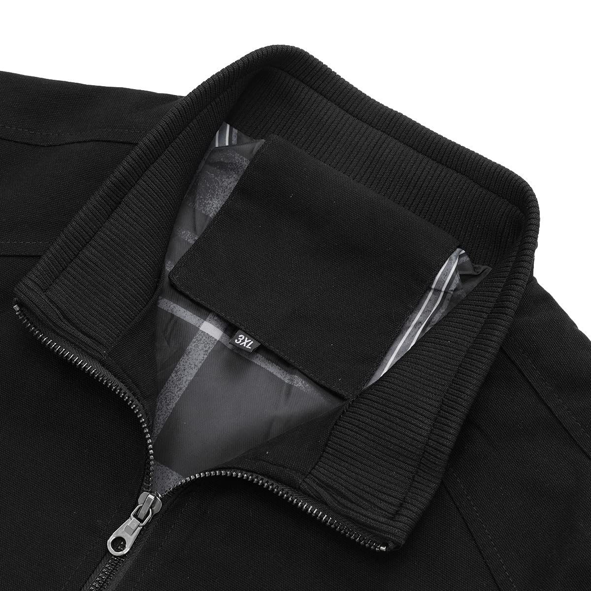 YOUTHUP Men's Jacket Casual Cotton Bomber Jacket Cargo Windbreaker Outwear
