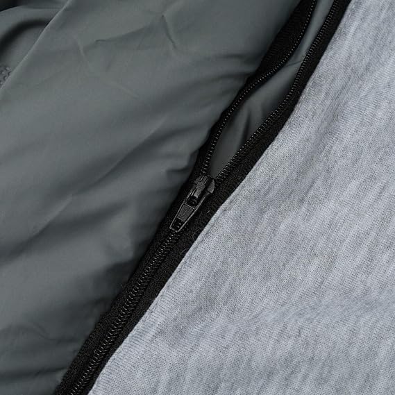 YOUTHUP Men's Sleeveless Quilted Down Jacket, Lightweight Color Hooded Vest, Thick Coats for Winter.