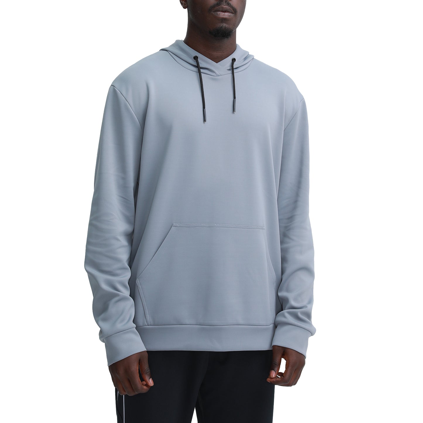 Men's sport hoodie in Solid gray