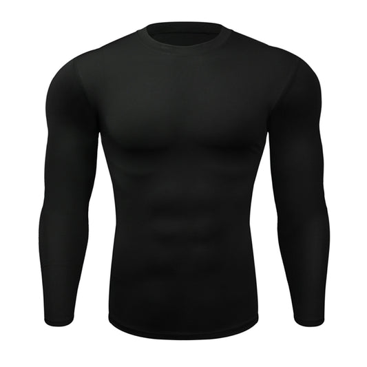 Men's Stretch Slim Fit Long Sleeve T-Shirt 1019 White Gray Line