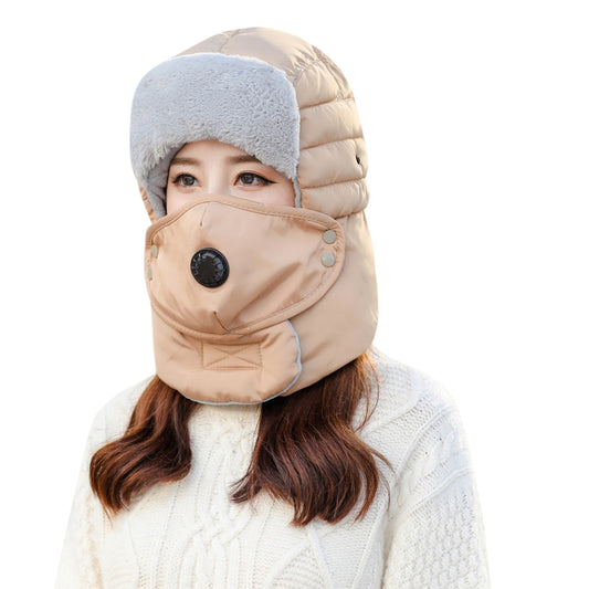 Outdoor cycling cold proof and warm cotton hat