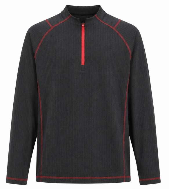 YOUTHUP Men's Half Zip Henley Shirt Relaxed Fit Quick Dry Athletic Pullover Raglan Activewear for Running & Outdoors