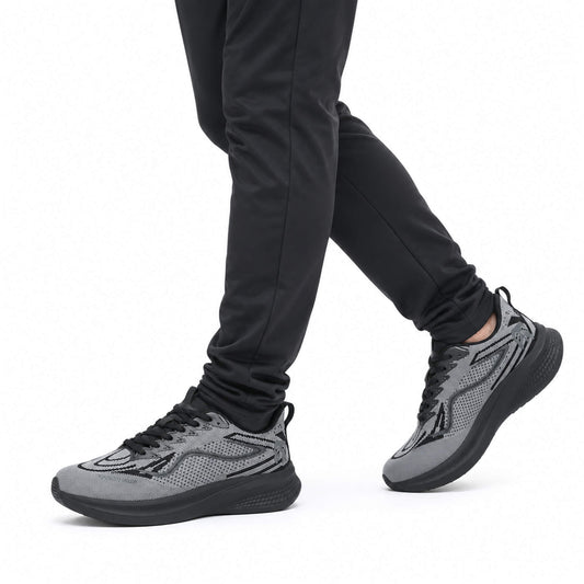 YOUTHUP Men's Running Shoes Breathable Mesh Walking Sneakers Lightweight Athletic Workout Casual