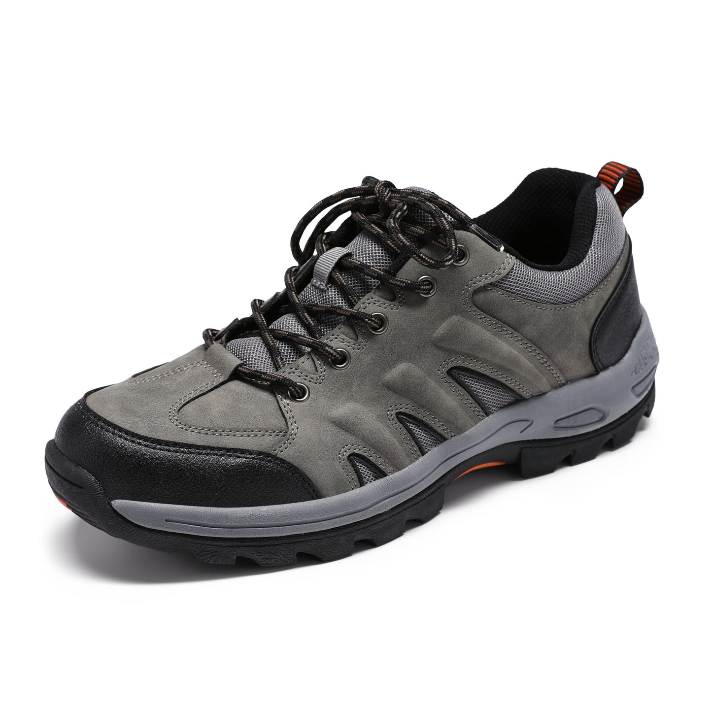 Youthup Men's Rugged Hiking Shoes, Lightweight Trail Sneakers with Non-Slip Outsole, Breathable Outdoor Walking Work Shoes