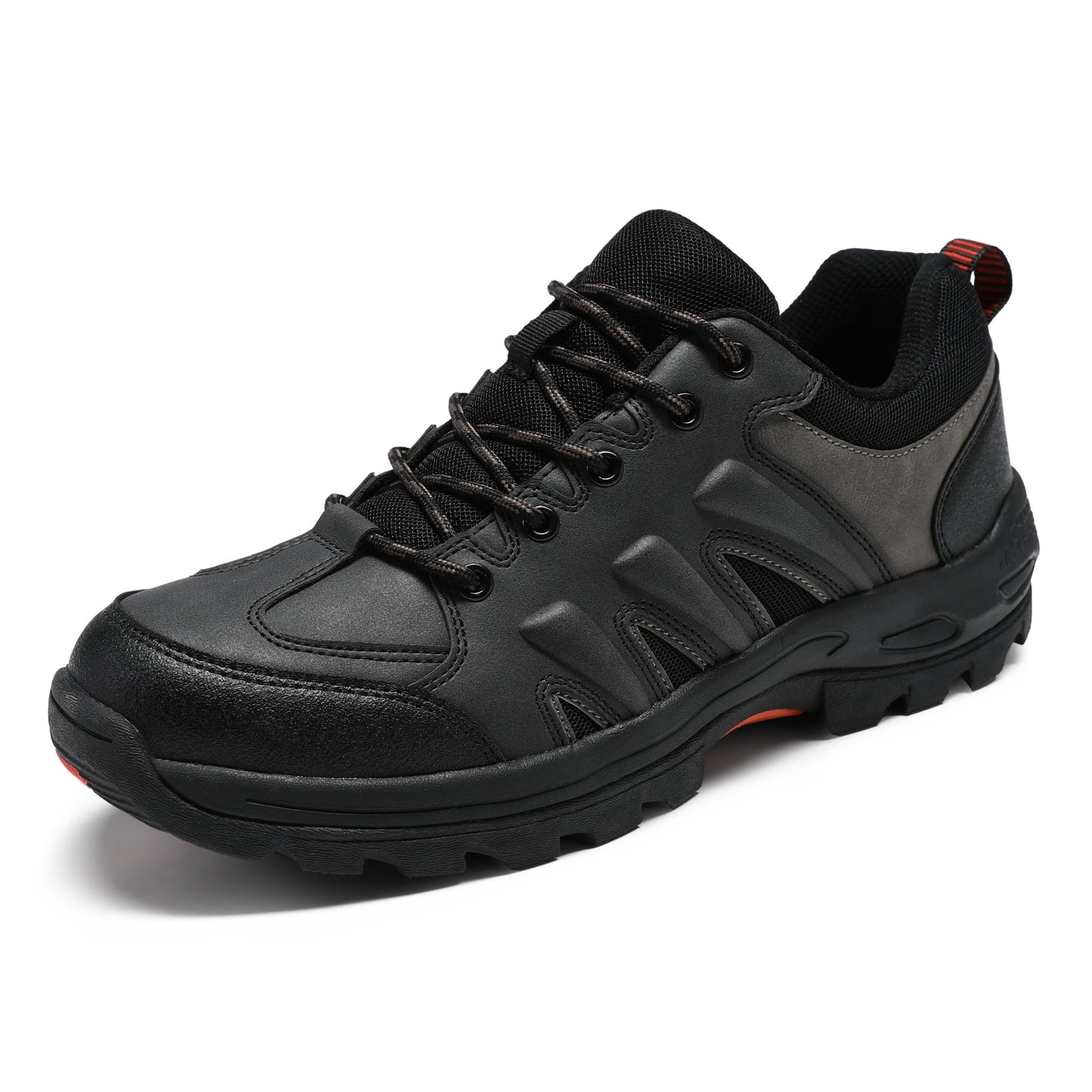 Youthup Men's Rugged Hiking Shoes, Lightweight Trail Sneakers with Non-Slip Outsole, Breathable Outdoor Walking Work Shoes
