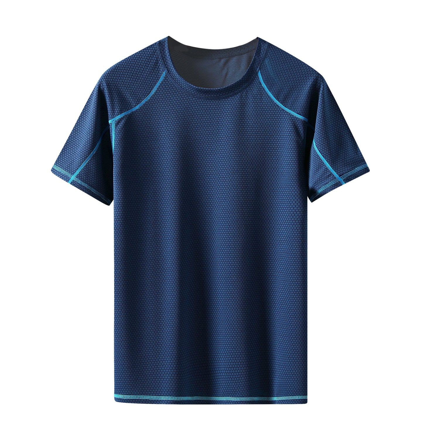 Men's Solid Color Breathable Short Sleeve T-Shirt