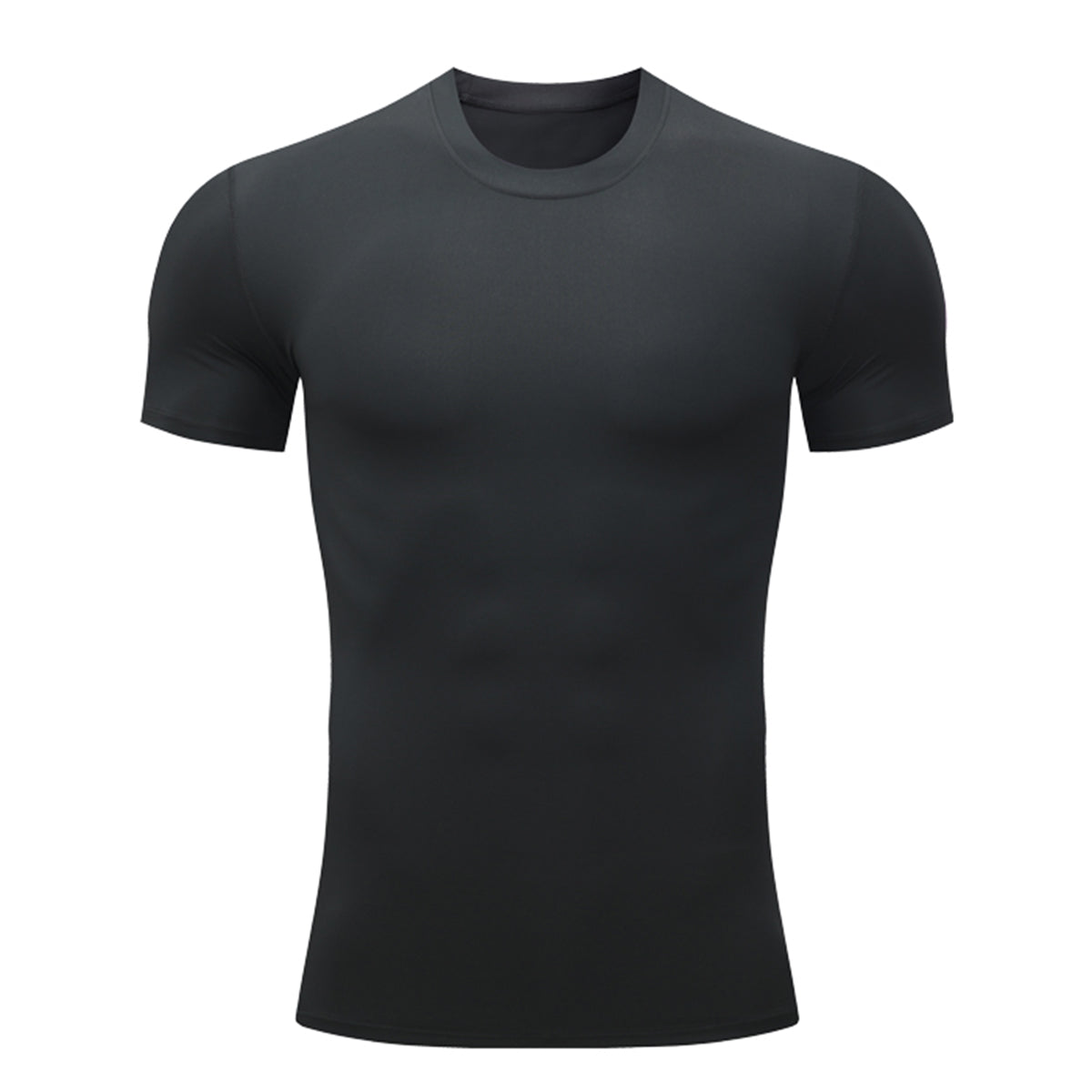 Men's Solid Color Breathable Short Sleeve T-Shirt
