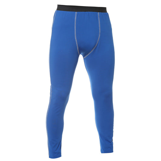 Men's line quick drying sports pants blue