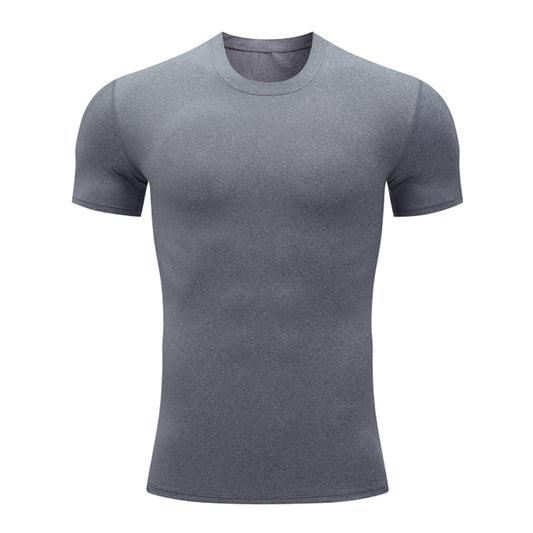 Men's stretch sweat-absorbent short-sleeved T-shirt 27 black
