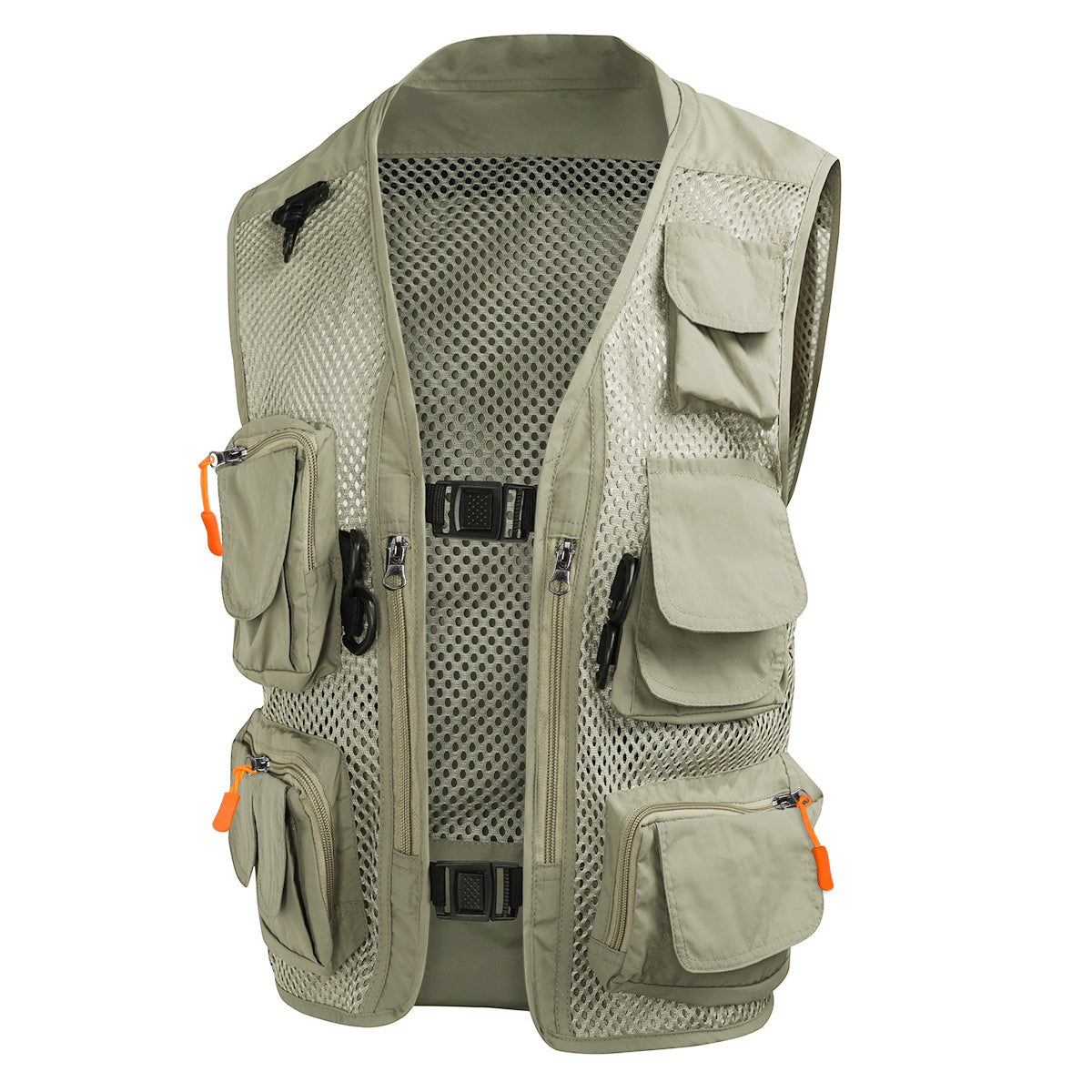 YOUTHUP Men's Outdoor Multi-Pocket Fishing Vest