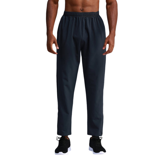 Men's quick drying solid color sports pants blue
